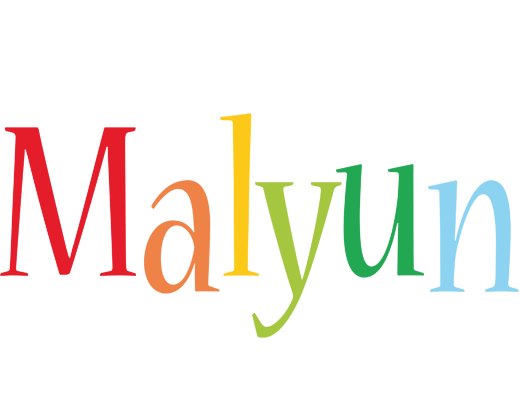 Malyun birthday logo