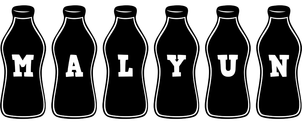 Malyun bottle logo