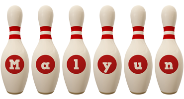 Malyun bowling-pin logo