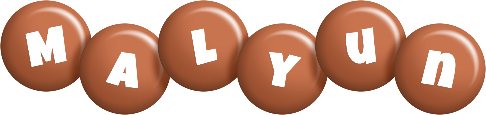 Malyun candy-brown logo
