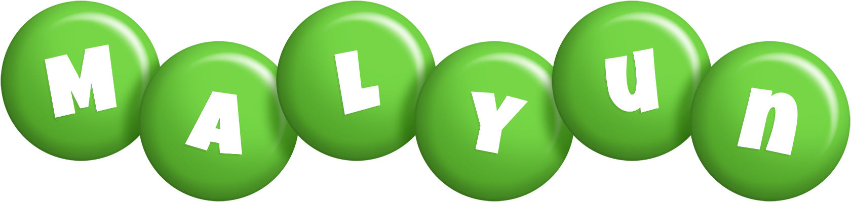 Malyun candy-green logo