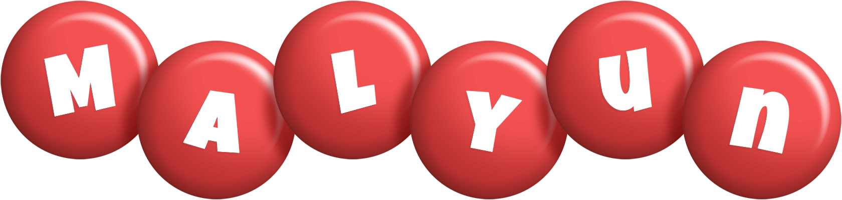 Malyun candy-red logo