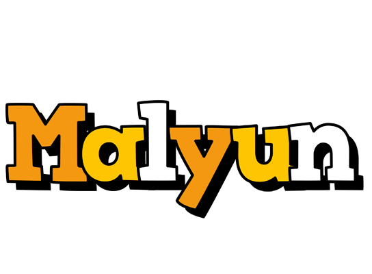 Malyun cartoon logo