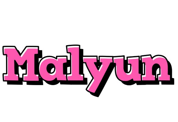 Malyun girlish logo