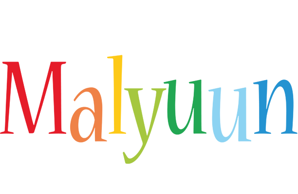 Malyuun birthday logo
