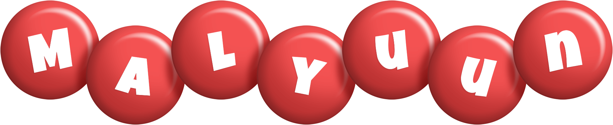 Malyuun candy-red logo