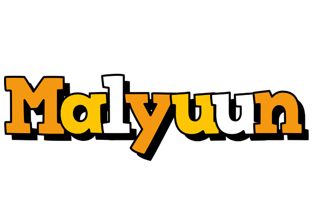Malyuun cartoon logo