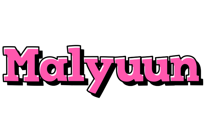Malyuun girlish logo