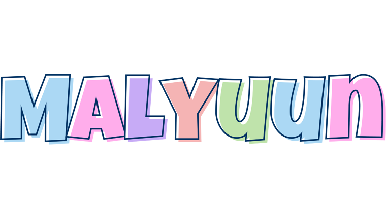 Malyuun pastel logo