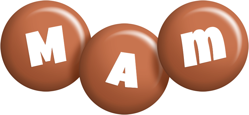 Mam candy-brown logo