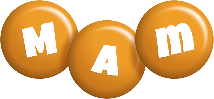 Mam candy-orange logo