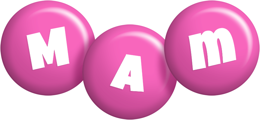 Mam candy-pink logo
