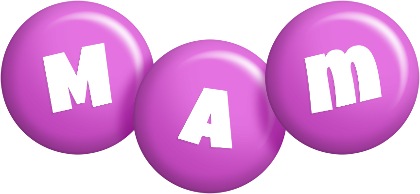 Mam candy-purple logo
