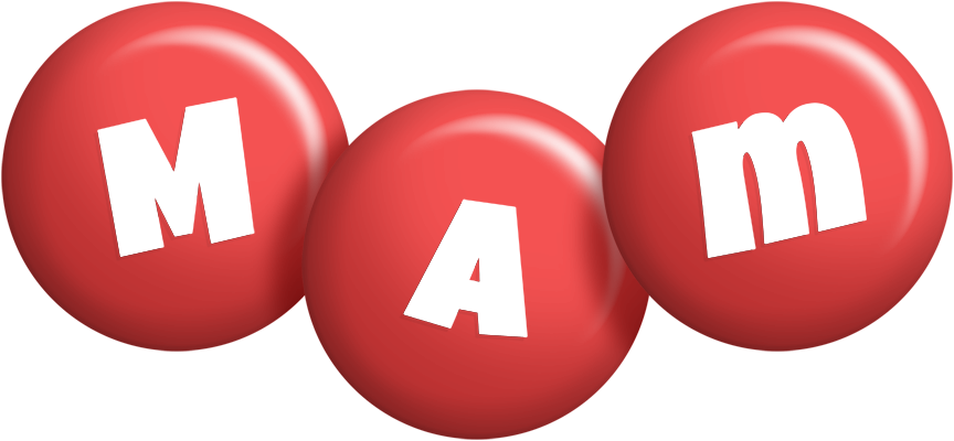 Mam candy-red logo