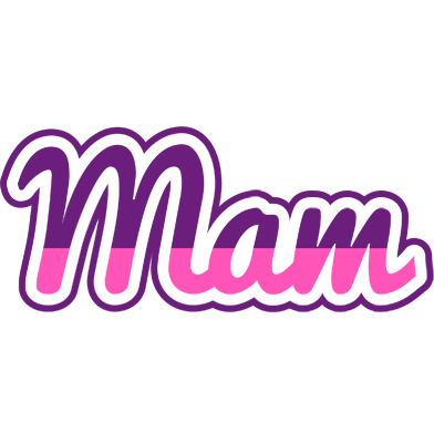 Mam cheerful logo