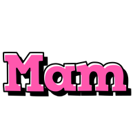 Mam girlish logo