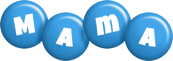 Mama candy-blue logo
