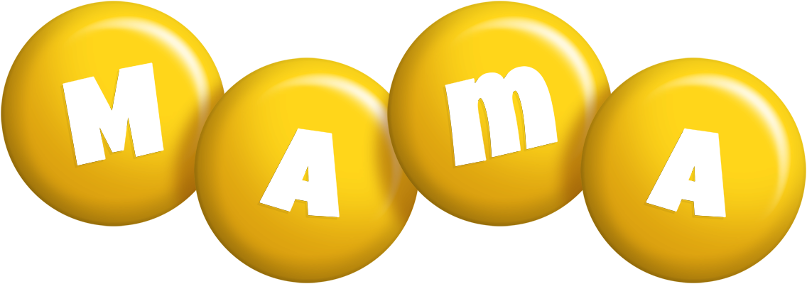 Mama candy-yellow logo