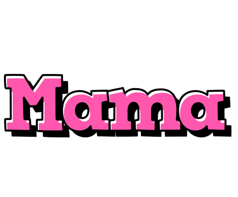 Mama girlish logo