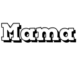 Mama snowing logo
