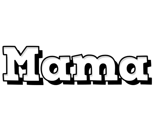 Mama snowing logo