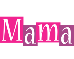 Mama whine logo
