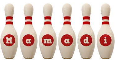 Mamadi bowling-pin logo