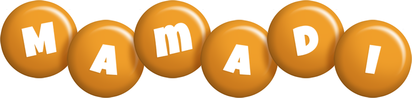 Mamadi candy-orange logo