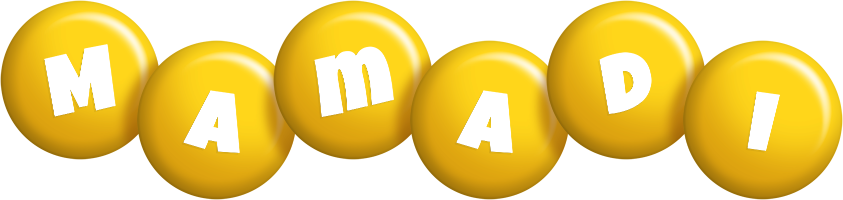 Mamadi candy-yellow logo