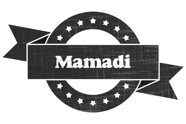 Mamadi grunge logo