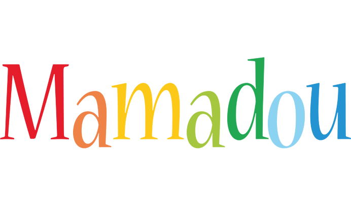 Mamadou birthday logo