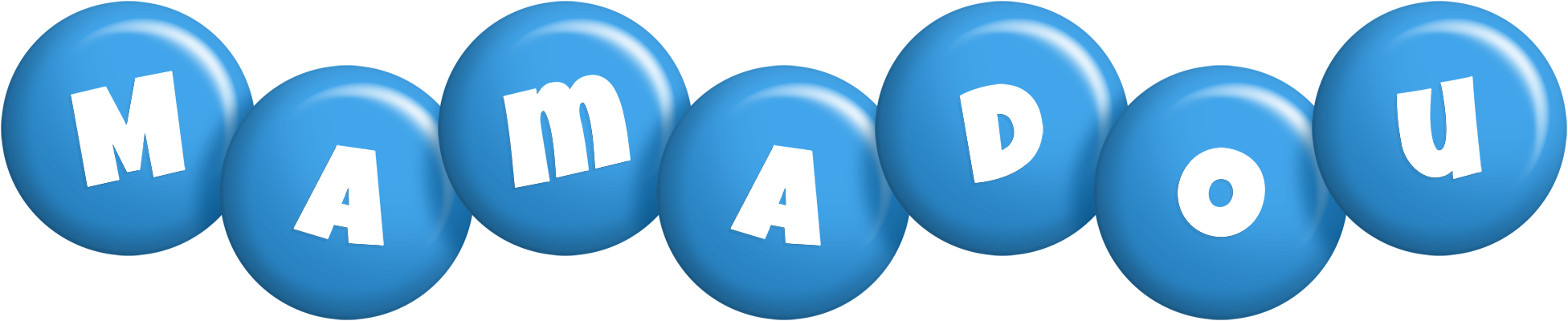 Mamadou candy-blue logo