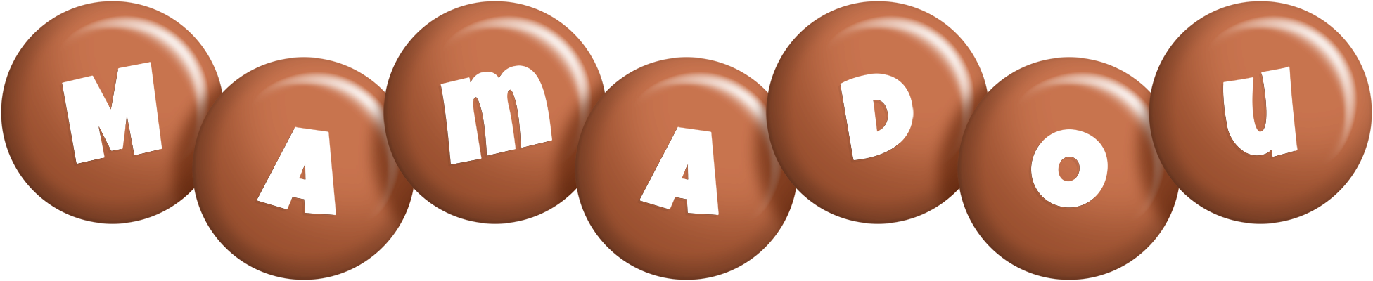 Mamadou candy-brown logo