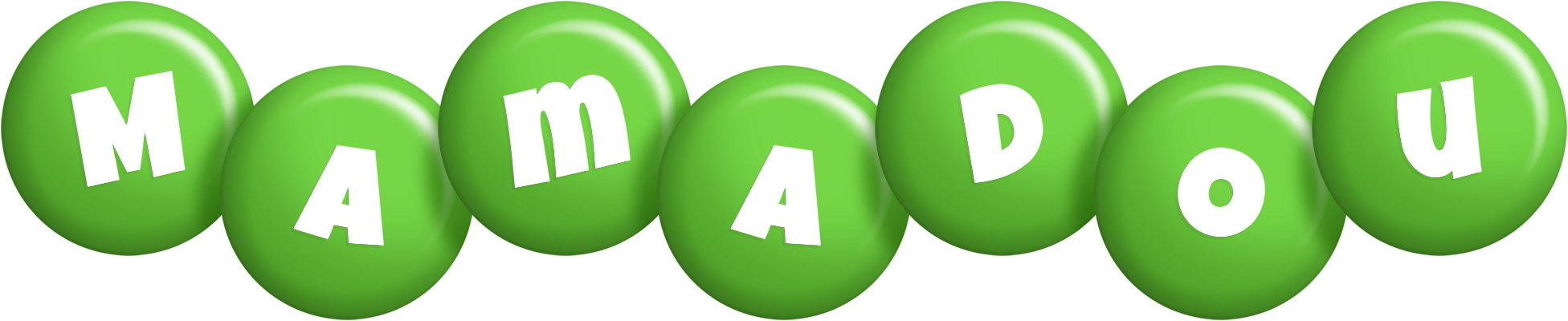 Mamadou candy-green logo