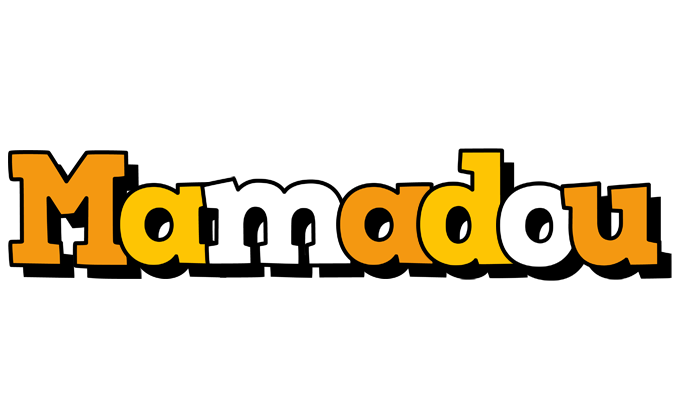Mamadou cartoon logo