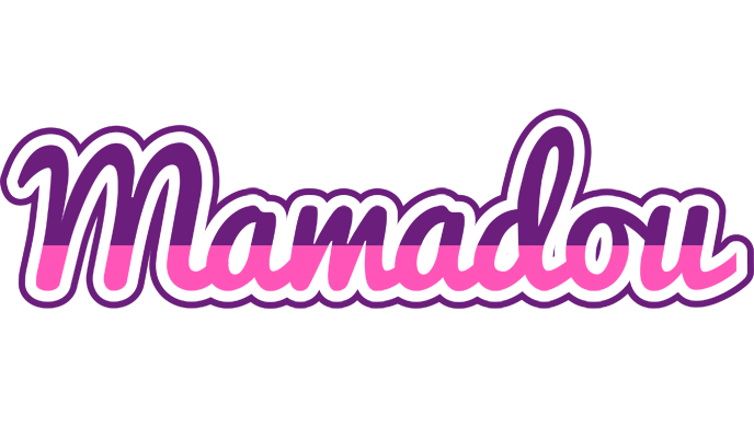 Mamadou cheerful logo