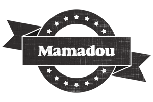 Mamadou grunge logo