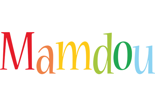 Mamdou birthday logo