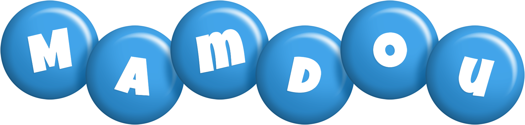 Mamdou candy-blue logo