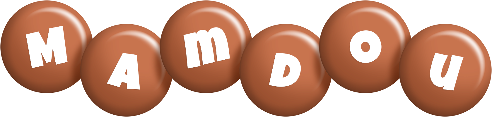 Mamdou candy-brown logo