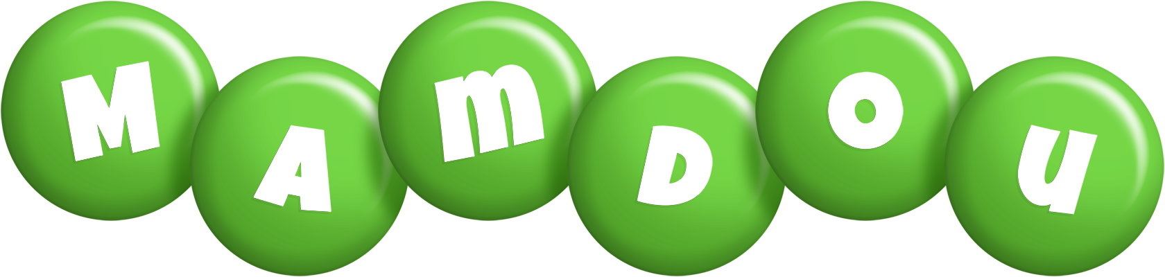 Mamdou candy-green logo