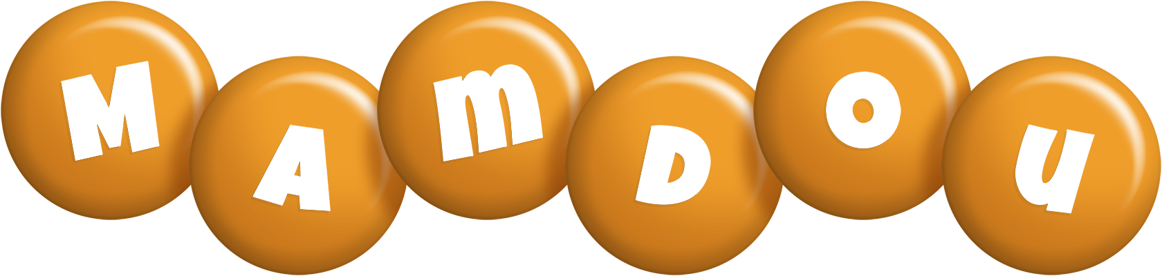 Mamdou candy-orange logo