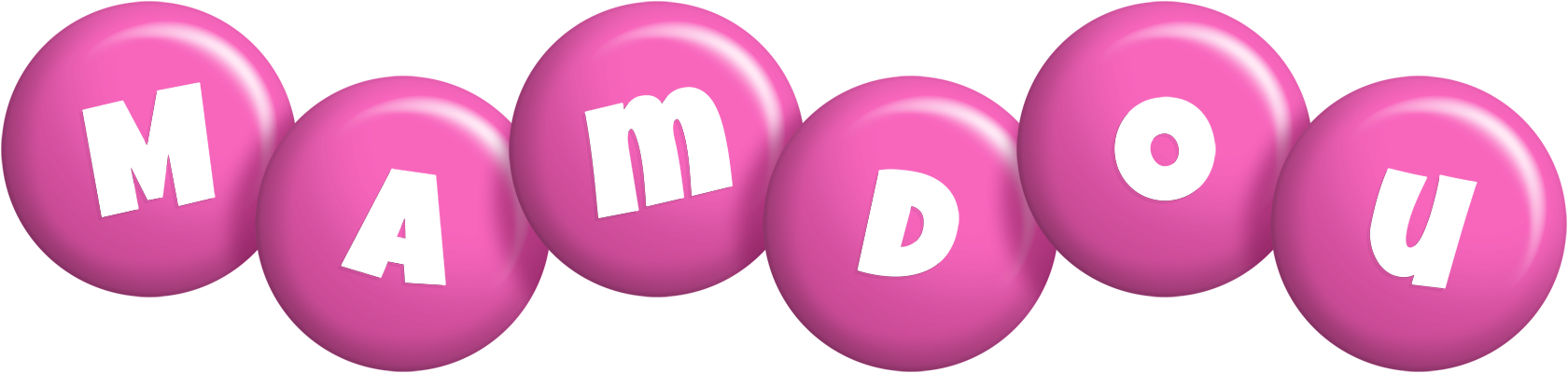 Mamdou candy-pink logo