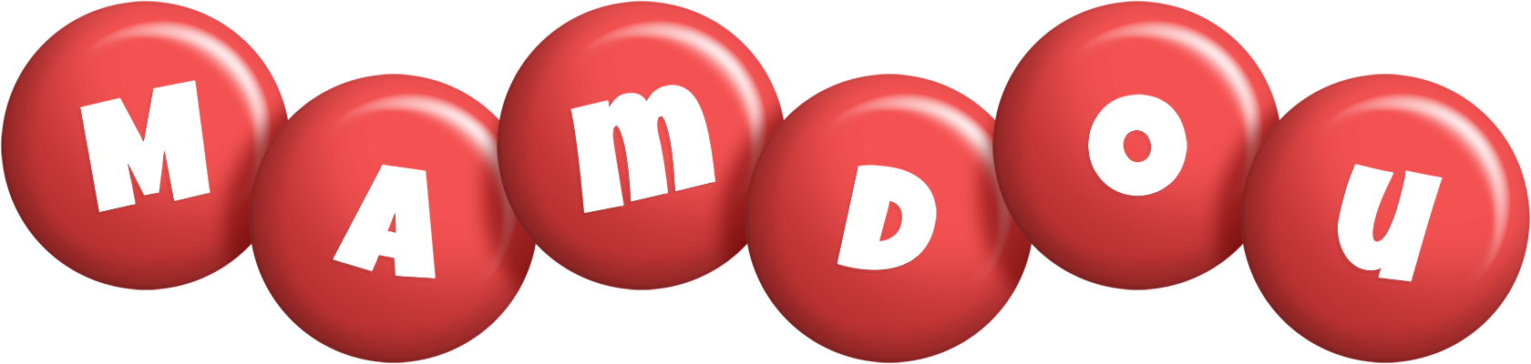 Mamdou candy-red logo