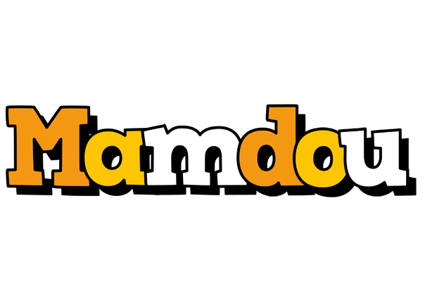 Mamdou cartoon logo