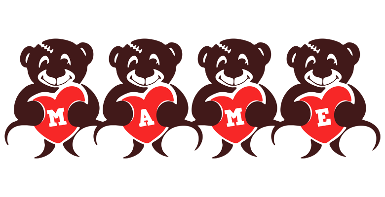 Mame bear logo