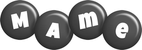 Mame candy-black logo