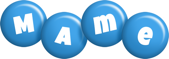 Mame candy-blue logo