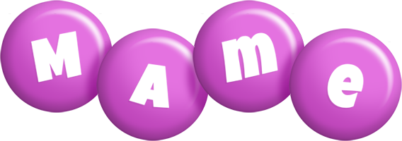 Mame candy-purple logo