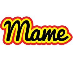 Mame flaming logo